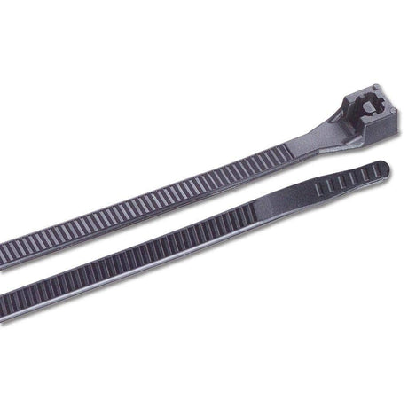 Ancor Qualifies for Free Shipping Ancor 6" UV Black Standard Cable Ties 25-pk #199248