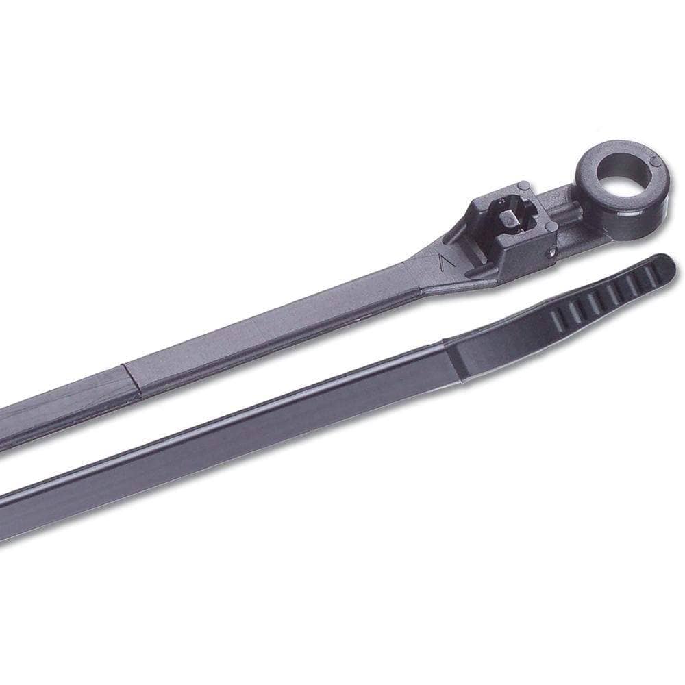 Ancor Qualifies for Free Shipping Ancor 8" UV Black Mounting Cable Ties 25-pk #199228