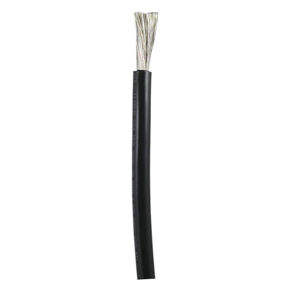 Ancor Qualifies for Free Shipping Ancor Black 1/0 AWG Battery Cable Sold by the Foot #1160-FT