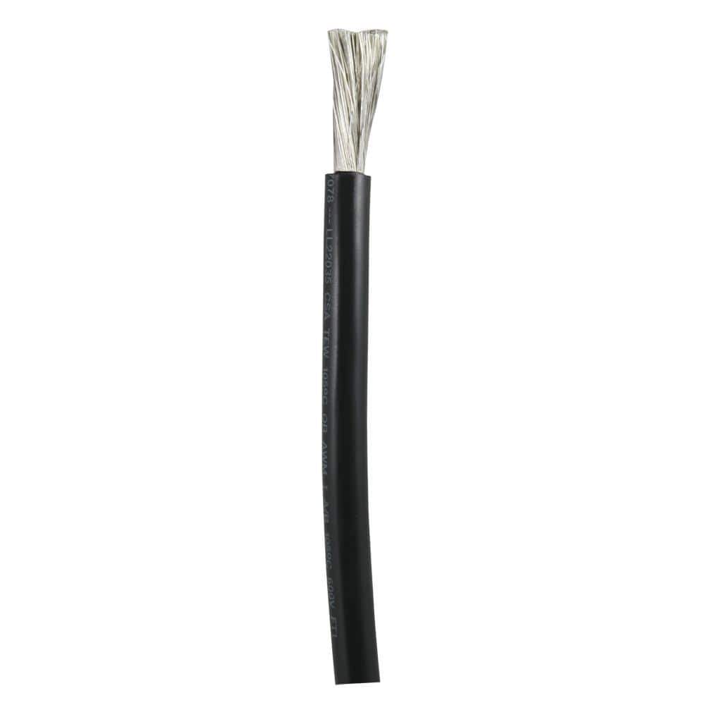Ancor Qualifies for Free Shipping Ancor Black 6 AWG Battery Cable 25' #112002