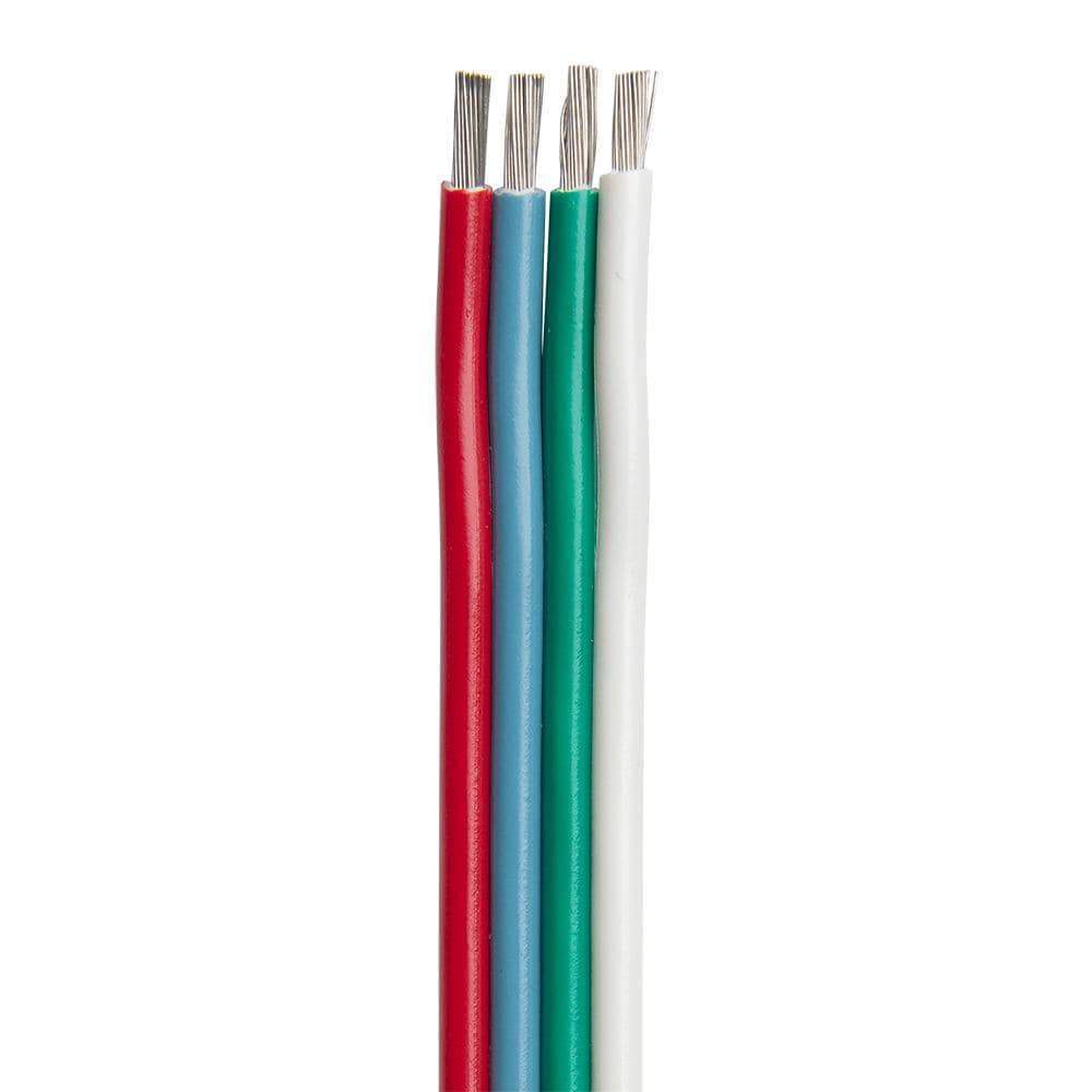Ancor Qualifies for Free Shipping Ancor Bonded Cable 18/4 AWG Flat 100' Red/LB/Green/White #160010