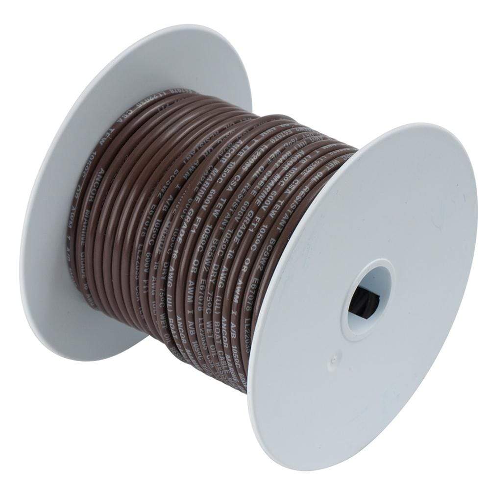 Ancor Qualifies for Free Shipping Ancor Brown 100' 10 AWG Wire #108210
