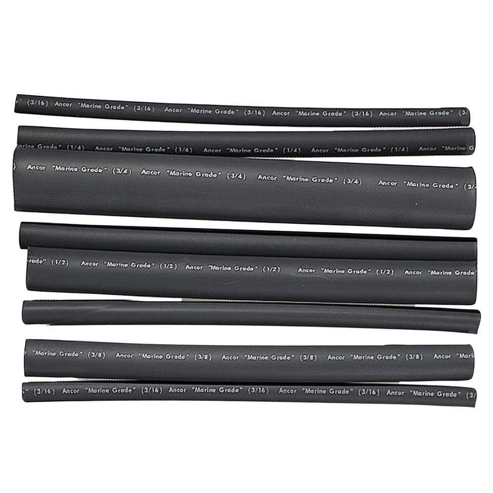Ancor Qualifies for Free Shipping Ancor Heat Shrink Kit 6" Black 20 2/0 AWG 8-pk #301506