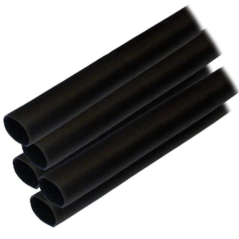 Ancor Heat Shrink Tubes 1/2" x 6" Black #305106