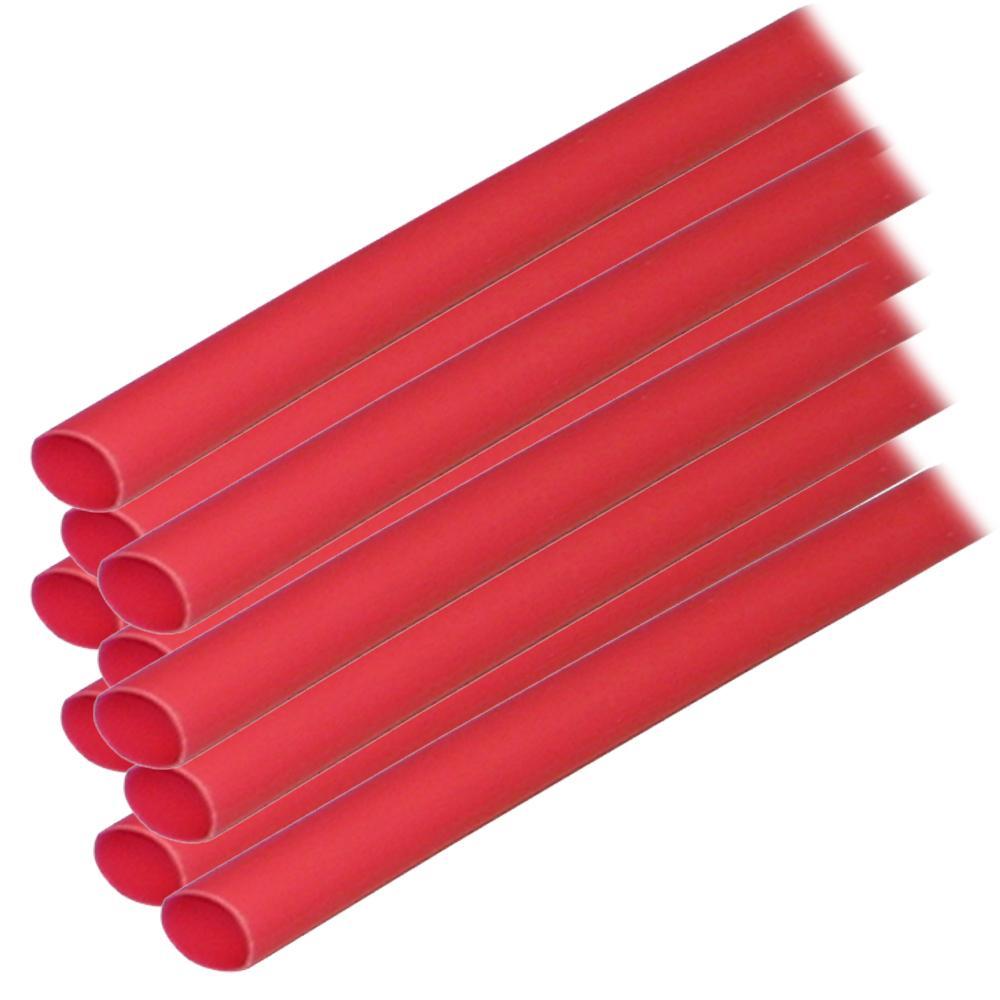 Ancor Qualifies for Free Shipping Ancor Heat Shrink Tubing 1/4" x 6" Red 16-10 AWG 10-pk #303606