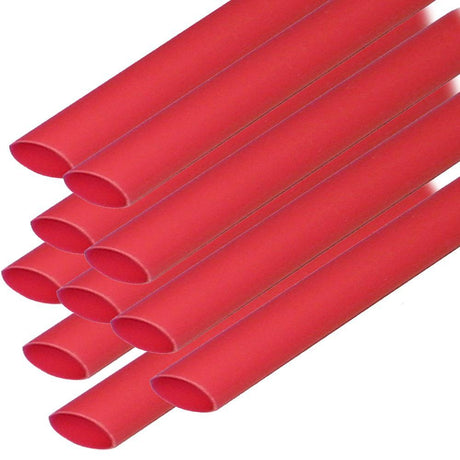 Ancor Qualifies for Free Shipping Ancor Heat Shrink Tubing 3/16" x 12" Red 10-pc #302624