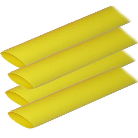 Ancor Qualifies for Free Shipping Ancor Heat Shrink Tubing 3/4" x 12" Yellow 8-2/0 AWG 4-pk #306924