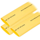 Ancor Qualifies for Free Shipping Ancor Heat Shrink Tubing 3/4" x 3" Yellow 3-pc #306903
