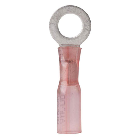 Ancor Qualifies for Free Shipping Ancor Lined Heat Shrink Ring Terminal 22-18 #8 Red 100-pk #310299