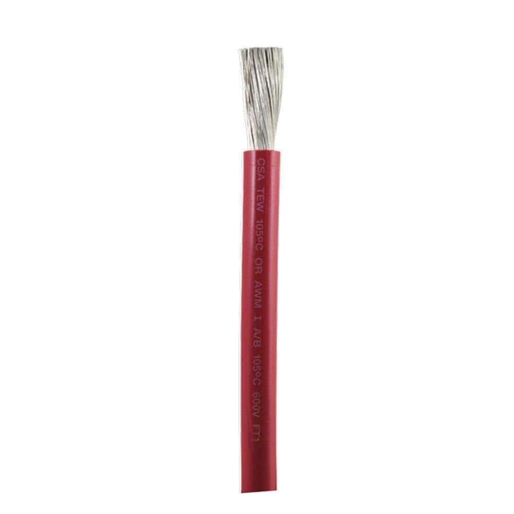 Ancor Qualifies for Free Shipping Ancor Red 1/0 AWG Battery Cable Sold by the Foot #1165-FT