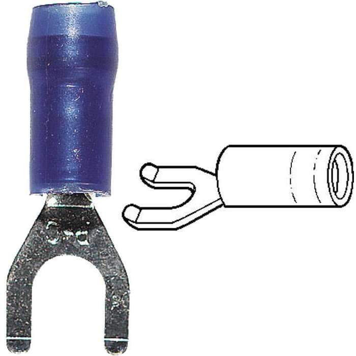 Ancor Qualifies for Free Shipping Ancor Spade Terminal 16-14 #10 Blue 6-pk #230313