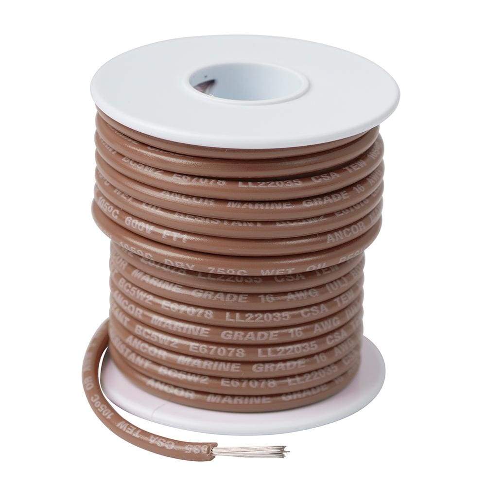Ancor Qualifies for Free Shipping Ancor Tan 100' 14 AWG Wire #103810