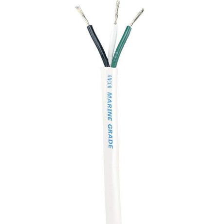 Ancor Qualifies for Free Shipping Ancor Triplex Round Cable 100' 16/3 White/Black/Green #133710