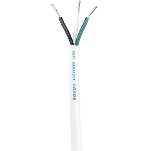Ancor Qualifies for Free Shipping Ancor Triplex Round Cable 100' 16/3 White/Black/Green #133710