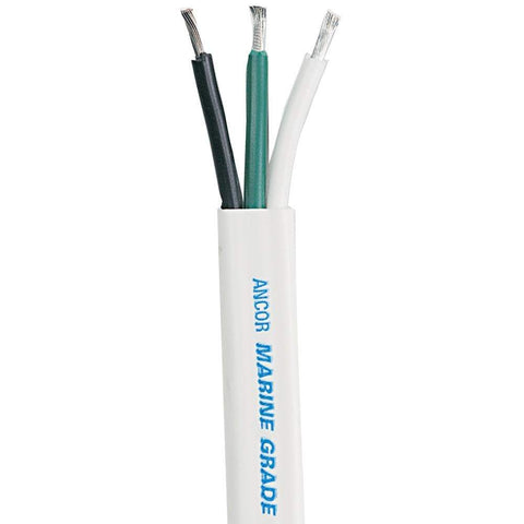 Ancor Qualifies for Free Shipping Ancor White Triplex Cable 500' 14/3 Flat #131550