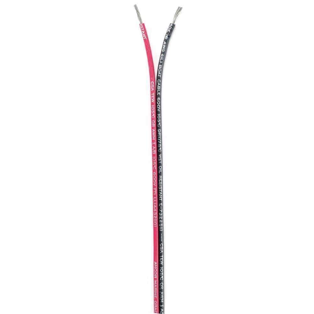 Ancor Wire 16/2 Gauge Black/Red 100' 153110