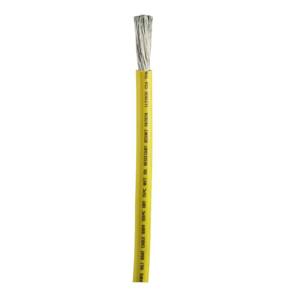 Ancor Qualifies for Free Shipping Ancor Yellow 1 AWG Battery Cable Sold by the Foot #1159-FT