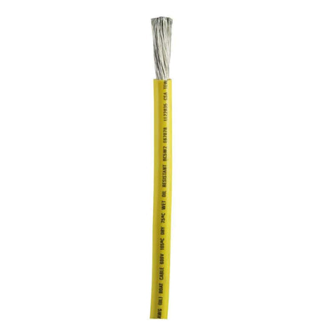 Ancor Qualifies for Free Shipping Ancor Yellow 1 AWG Battery Cable Sold by the Foot #1159-FT