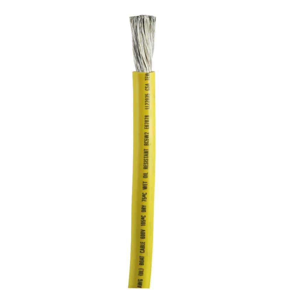 Ancor Qualifies for Free Shipping Ancor Yellow 2/0 AWG Battery Cable Sold by the Foot #1179-FT