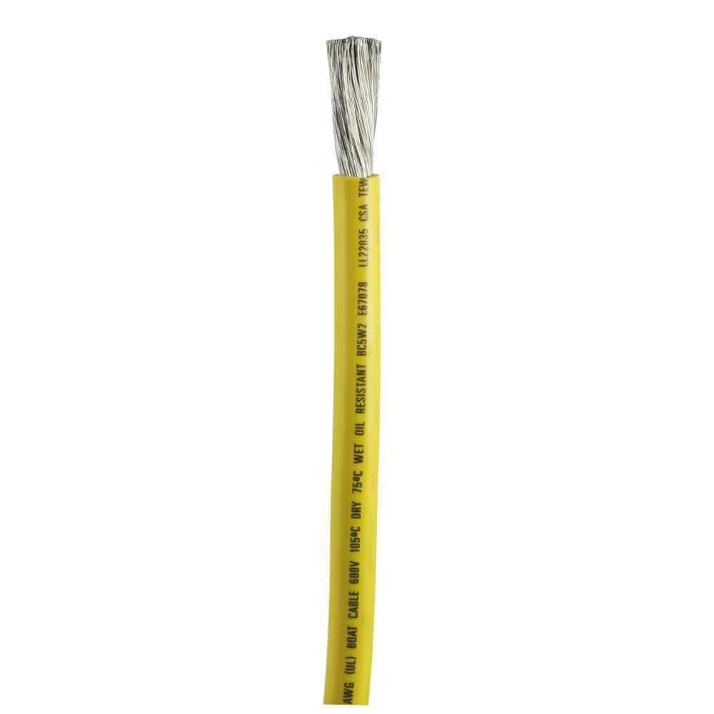 Ancor Qualifies for Free Shipping Ancor Yellow 2 AWG Battery Cable 25' #114902
