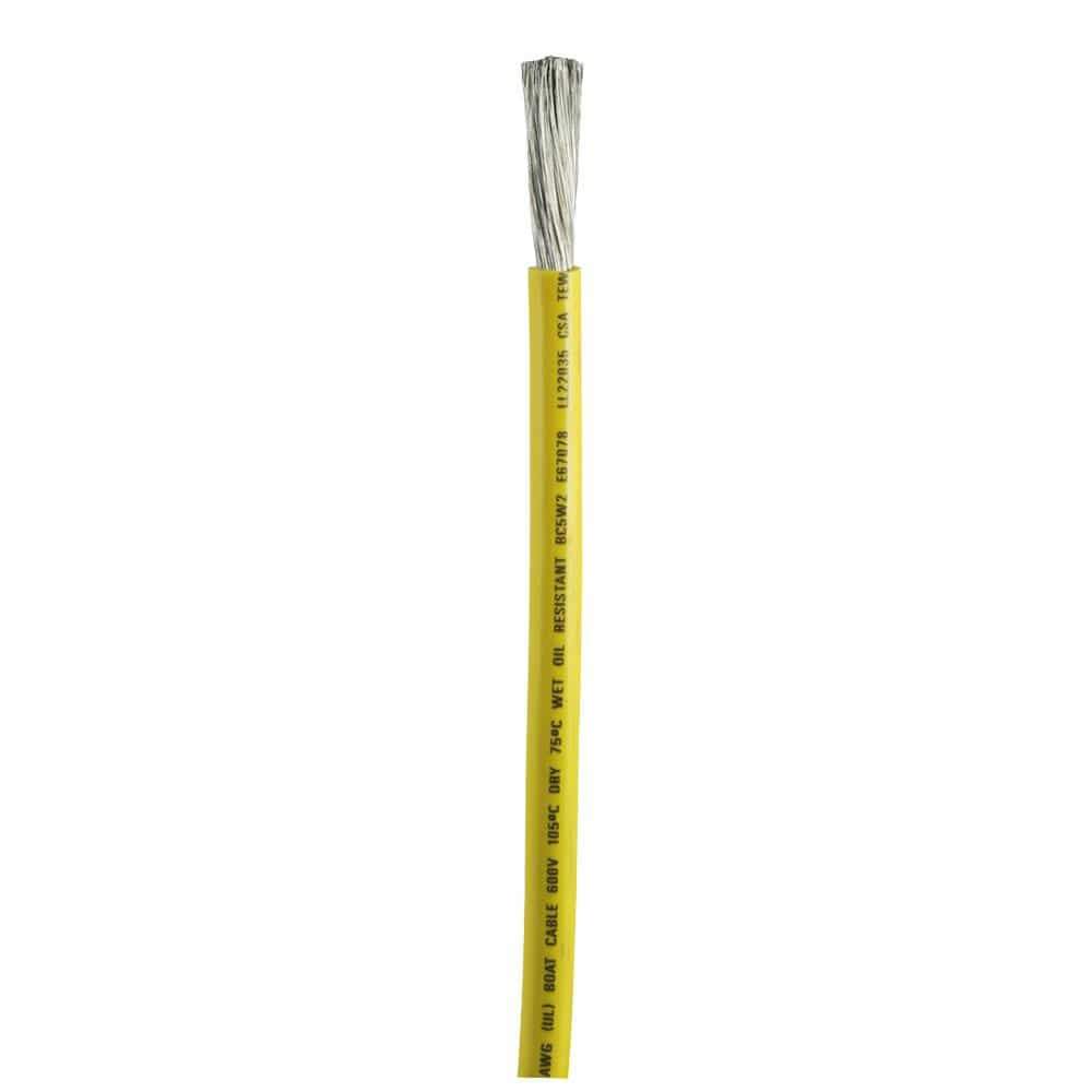 Ancor Qualifies for Free Shipping Ancor Yellow 2 AWG Battery Cable Sold by the Foot #1149-FT
