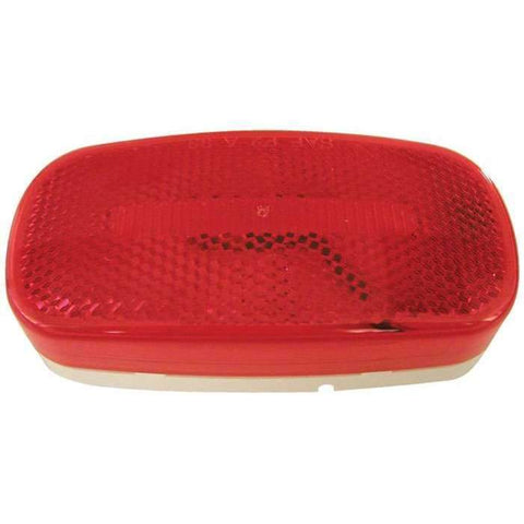 Anderson Marine Qualifies for Free Shipping Anderson Marine Oval Circle Side Marker with Reflector Red #V180R
