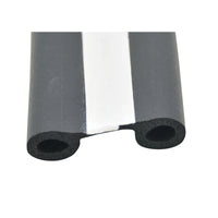 AP Products Qualifies for Free Shipping AP Products Black EPDM Double Bulb Seal with Tape 1-1/2