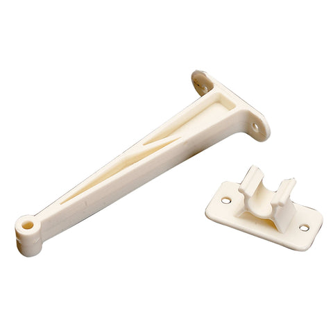 AP Products Qualifies for Free Shipping AP Products Plastic Door Holdback 3" Colonial White #013-086