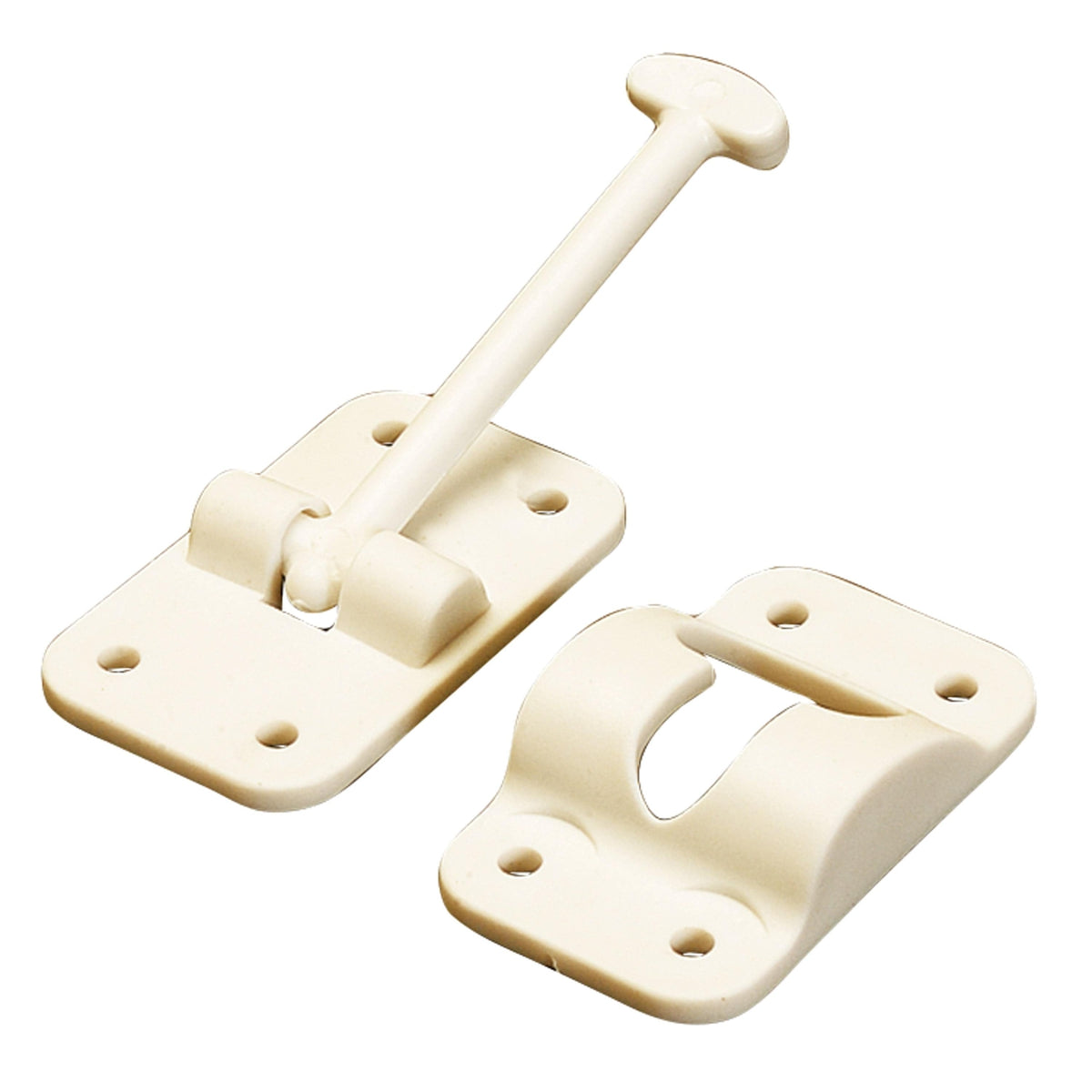 AP Products Qualifies for Free Shipping AP Products Plastic Door Holdback 6" Colonial White #013-085