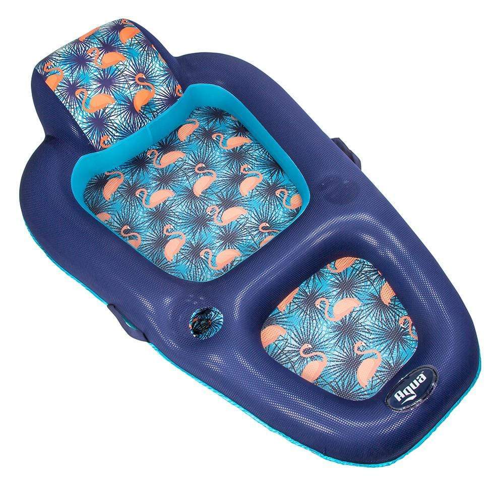 Aqua Leisure Qualifies for Free Shipping Aqua Leisure Luxury Recliner In Palm Beach Flamingo 56x36" #AQL4029PF