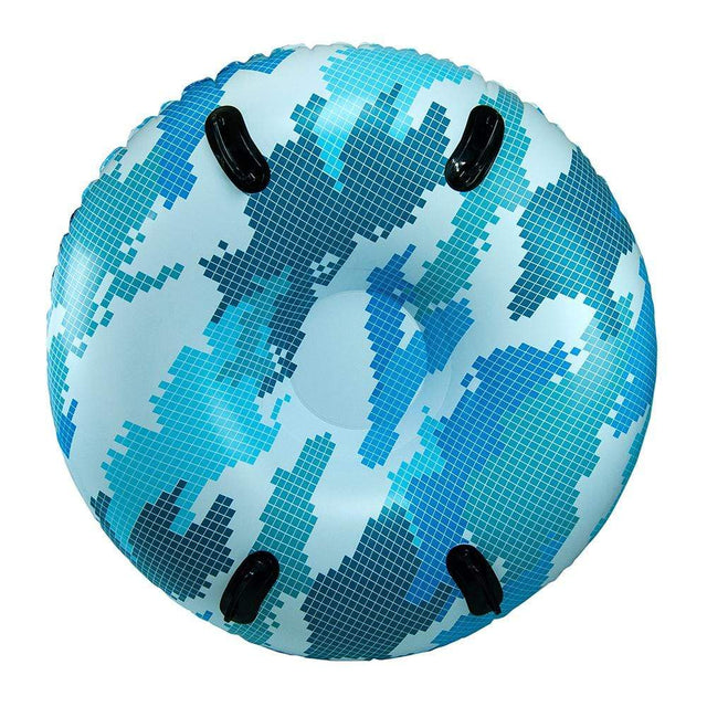 Aqua Leisure Qualifies for Free Shipping Aqua Leisure Mega Snowtube 48" Blue Camo 2-Person Tube #PST10891