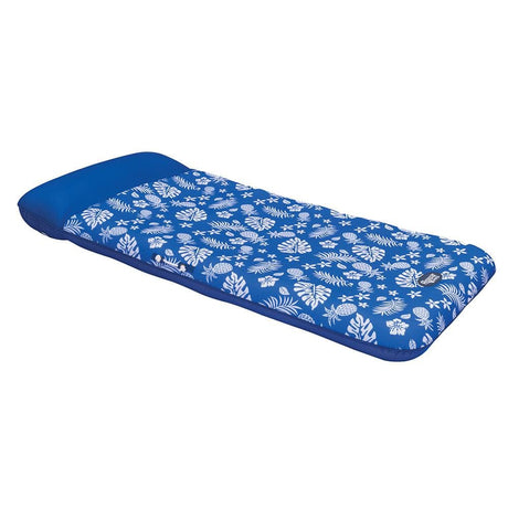 Aqua Leisure Qualifies for Free Shipping Aqua Leisure Supreme Oversized Contoured Lounge Hibiscus Pine #APL19977