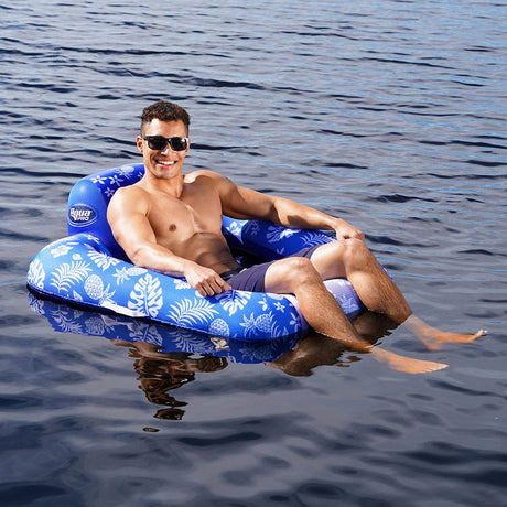 Aqua Leisure Qualifies for Free Shipping Aqua Leisure Supreme Zero Gravity Chair Hibiscus Pineapp #APL17290S1