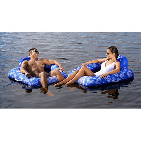 Aqua Leisure Qualifies for Free Shipping Aqua Leisure Supreme Zero Gravity Chair Hibiscus Pineapp #APL17290S1