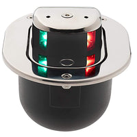 Aqua Signal Qualifies for Free Shipping Aqua Signal Series 28 Bi-Color LED Hideaway Deck Mount Light #28600-7