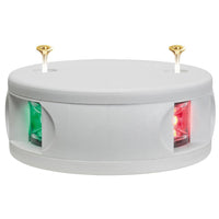 Aqua Signal Qualifies for Free Shipping Aqua Signal Series 34 Bi-Color LED Deck Mount Light #34101-7
