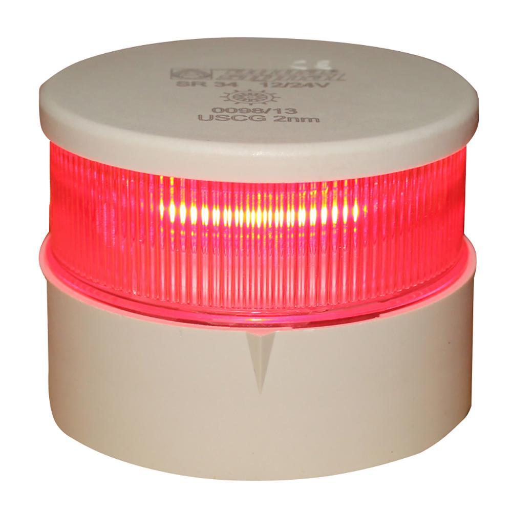 Aqua Signal Qualifies for Free Shipping Aqua Signal Series 34 Red All-Round Mast Mount LED #34005-7