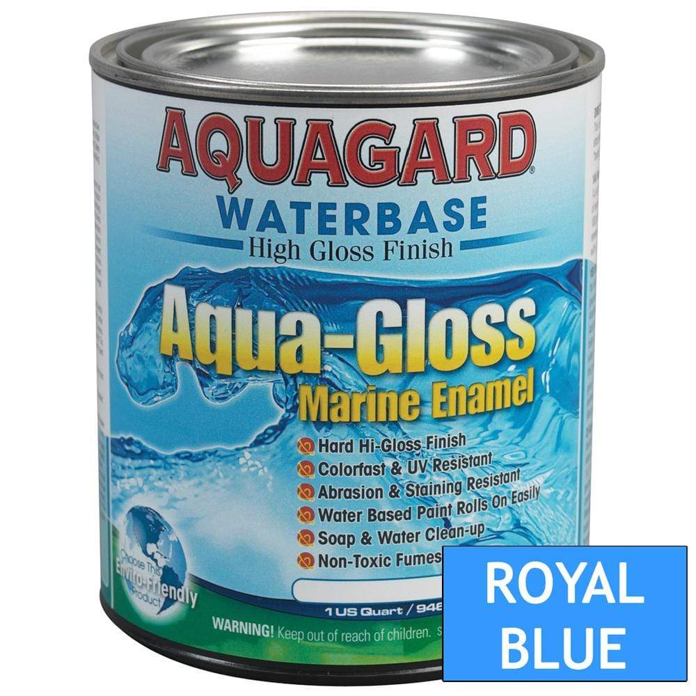 Aquagard Qualifies for Free Shipping Aquagard Aqua Gloss Waterbased Enamel 1 Quart Royal Blue #80006