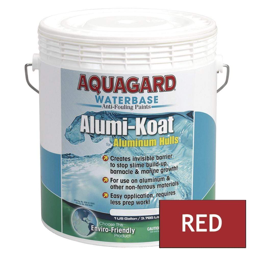 Aquagard Qualifies for Free Shipping Aquagard II Alumi-Koat Anti-Fouling Waterbased 1 Gallon Red #70102