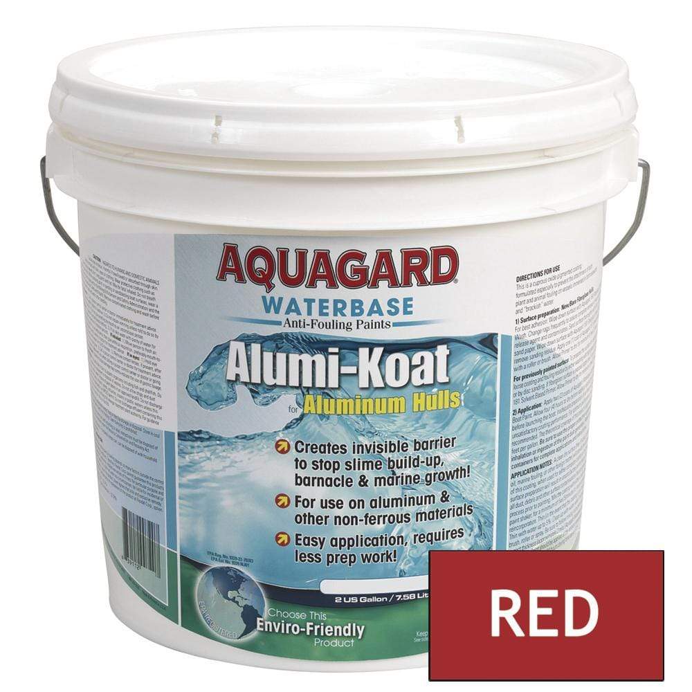 Aquagard Qualifies for Free Shipping Aquagard II Alumi-Koat Anti-Fouling Waterbased 2 Gallon Red #70202