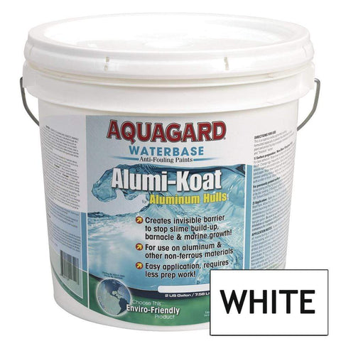 Aquagard Qualifies for Free Shipping Aquagard II Alumi-Koat Anti-Fouling Waterbased 2 Gallon White #70207