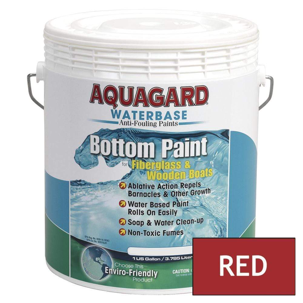 Aquagard Qualifies for Free Shipping Aquagard Waterbased Anti-Fouling Bottom Paint 1 Gallon Red #10102