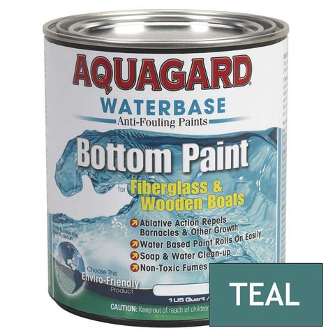 Aquagard Qualifies for Free Shipping Aquagard Waterbased Anti-Fouling Bottom Paint 1 Quart Teal #10005