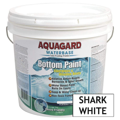 Aquagard Qualifies for Free Shipping Aquagard Waterbased Anti-Fouling Bottom Paint 2 Gallon White #10207