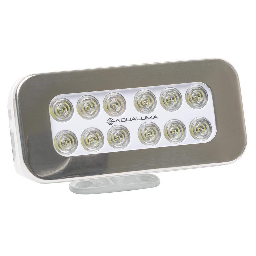 Aqualuma Qualifies for Free Shipping Aqualuma Bracket Mount Spreader Light Stainless Bezel #SL12BMS