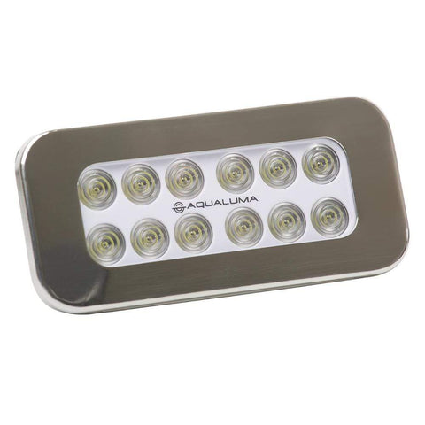 Aqualuma Qualifies for Free Shipping Aqualuma Flush-Mount Spreader Light 12 LED Stainless Bezel #SL12FMS