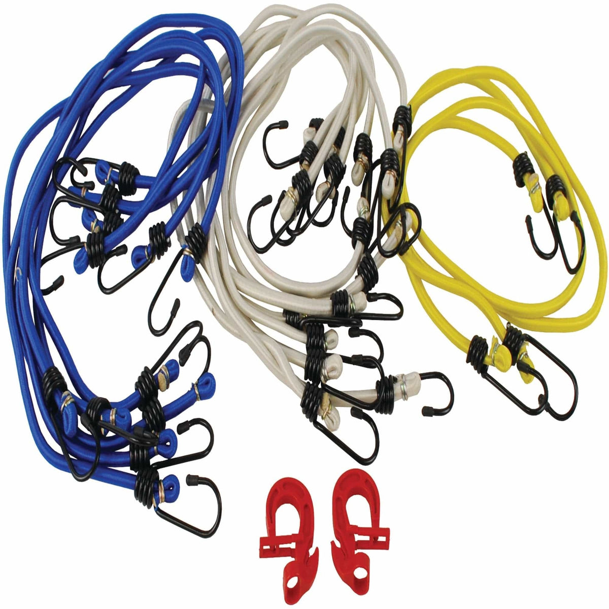 Attwood Marine Qualifies for Free Shipping Attwood 18-Piece Pack Marine or Household Bungees #11712-7
