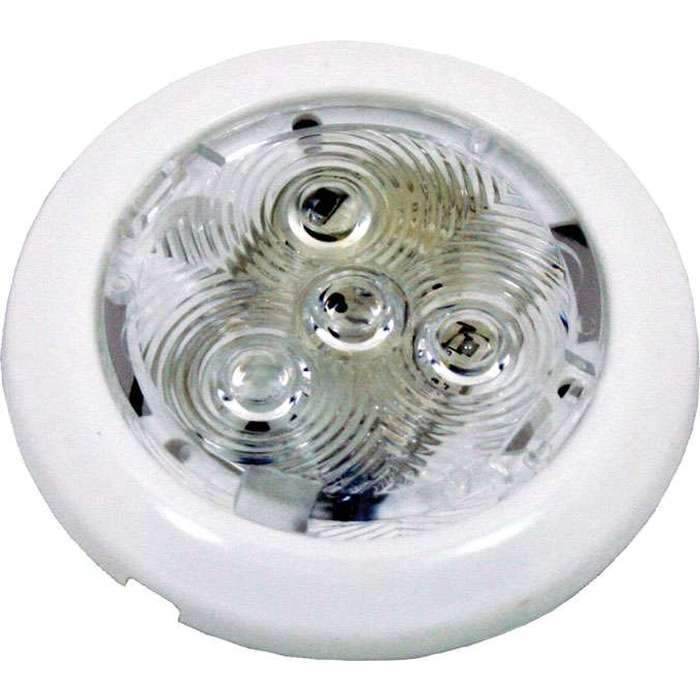 Attwood Marine Qualifies for Free Shipping Attwood 2.75" Round White Bezel LED Int/Ext Spot Light Blue #6323W7