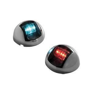 Attwood Marine Qualifies for Free Shipping Attwood 2nm Stainless LED Verticle Mount Sidelights Pr #3570-7