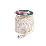 Attwood Marine Qualifies for Free Shipping Attwood 3/8" x 200' Anchor Line White Twisted Nylon #11716-1